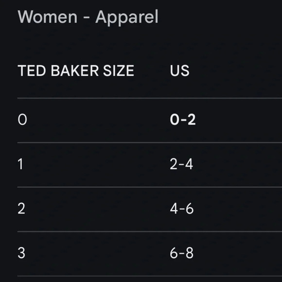 NWT Ted Baker Nethiia V-Neck Cami Top Size 0 / US 2 - Picture 10 of 10